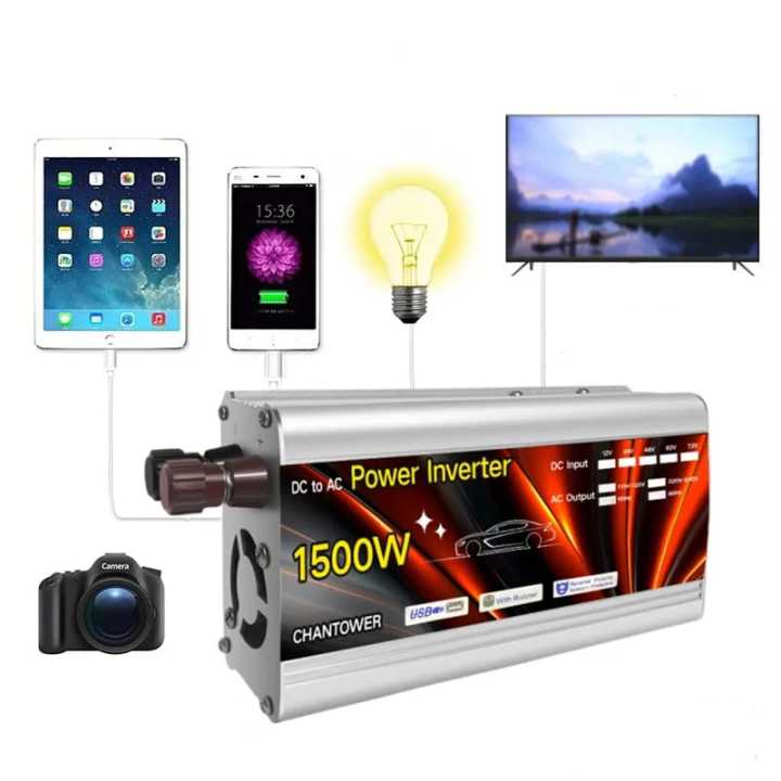 1500w solar power inverter DC 12V to AC 230V, 1500 W DC to AC Solar Power Inverter