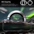 Camera Lens Protector for iPhone 13 and iPhone 13 Mini,Ultra Clear HD Tempered Glass,Aluminum Alloy Lens Screen Ring Cover Film [Anti Scratch][Night Circle] - Starlight White. 