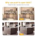 Magnetic Push Latches for Cabinets Push to Open Cabinet Hardware Push Touch Latch Kitchen Door Push Release Latch for Drawer Closure Push Catch Pop Out Latch, Pack Of 2, 4, 10 And 20.. 