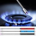 SILVER FOX ECOM Rechargeable Electric Kitchen Lighter with long Neck,USB Arc lighter Easy to use, Plasma Stove Lighter, Flameless BBQ Lighter for Stove. 