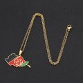 New Afghanistan Map Flag Pendant Necklace Stainless Steel For Women Men Gold Silver Color Charm Fashion Afghan Jewelry Gifts. 