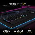 Corsair K70 RGB PRO Mechanical Gaming Keyboard with PBT DOUBLE SHOT PRO Keycaps — CHERRY® MX Red - CH-9109410-NA - Black. 