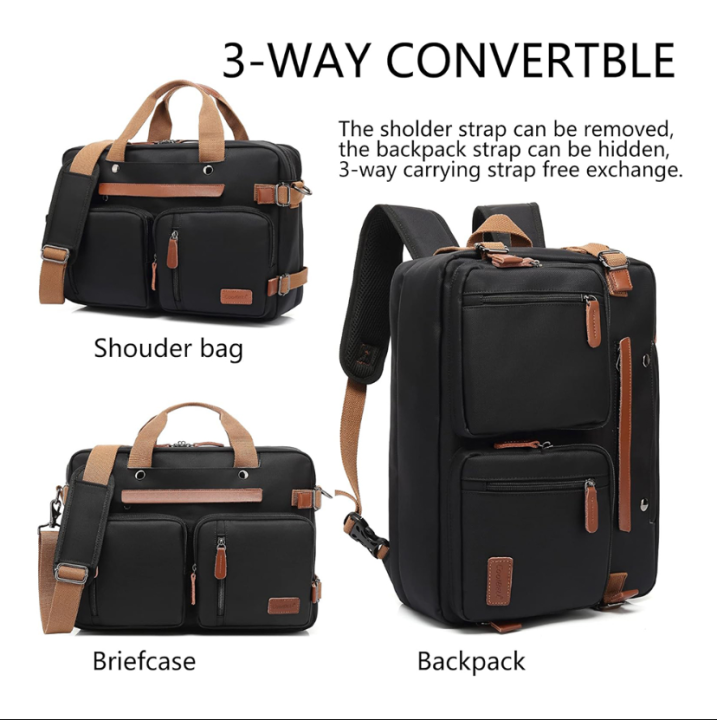 CB 10001 Good Quality Backpack For Travel 3 Ways Convertible | Daraz.pk