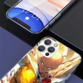 Anime One Punch Man Cover Phone Case For iPhone 11 14 Pro Max 15 13 12 Mini X 8 6S 7 Plus XS + XR 5S SE Call Mobile Coque. 