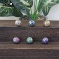 20mm African Pyrite Iron Ball Colourful Imperial Jasper Sphere Decor Pocket Stone Healing Crystal Round Beads Mineral Specimen. 