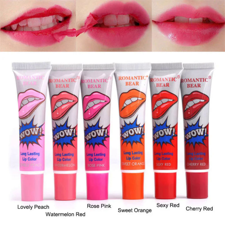 Batom Romantic Peel Off Lipstick Tearing Type Lip Gloss Film Long Lasting Lip Tattoo Makeup Lip Tint Space. Maquian