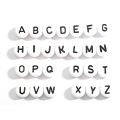 100Pcs Letter Beads Round Letter Alphabet Beads Acrylic Beads DIY Jewelry Making Bracelet Necklace Accessories. 