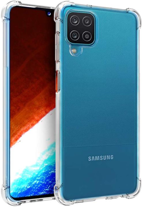 Samsung%20Galaxy%20A12%20Transparent%20Bumper%20Back%20Cover%20-%20Image%204