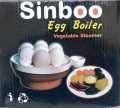 Kolax Egg Bolier / Single Layer / Double Layer 3 in 1 Electric Egg Boiler/Poacher/Cooker Vegetable Streamer- 7-14 eggs Capacity  - White. 