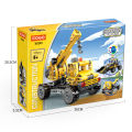 Lego Engineer Construction Vehicle Building Blocks Set Crane, Bulldozer & Loader Toy for Kids Educational STEM Blocks. 
