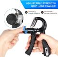 Histro Automatic Counting Hand Gripper Adjustable Resistance Automatic Counting Non-Slip Hand Grip Strength Trainer Fingers Wrist Forearm Exerciser Workout Gear Home Gym Exercise Equipment   Hand Gripper 5-60KG  Automatic  Non-Slip hand strengthen. 