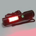 High Quality  Metal body USB Rechargeable LED Flashlights X-Balong BL-603-TG Zoomable Multifunction Led Zoom High Lumens over 500 meter range for Emergencies, Outdoor & Type C Cable. 