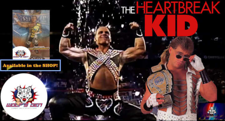 WWE Elitist Action Figure HBK Shawn Michaels with Heavyweight Belt
