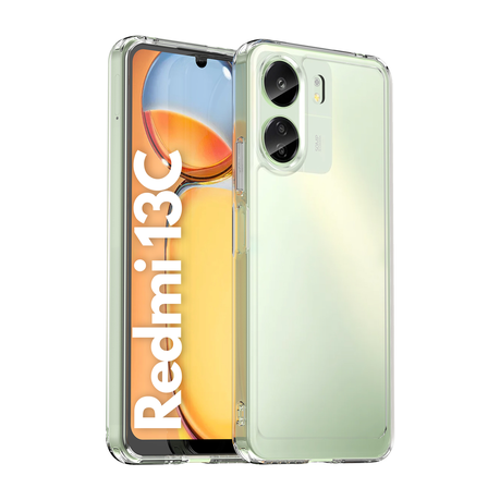 For%20Redmi%2013C%20Back%20Cover%20Case%20Shockproof%20(Silicon%7C%20Transparent)%20-%20Image%203