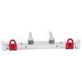For 1/12 MN128 Shepherd Remote Control Car Replacement Parts Accessories 6061 Aluminum Upgrade Rear Bumper Bumper Guard Red. 