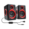 Portable 2.0 Multimedia Speaker System Extra BASS Wired USB Speaker Powered 3.5MM AUX for PC Desktop Laptop Notebook Tablet Smartphones Subwoofer Speaker. 