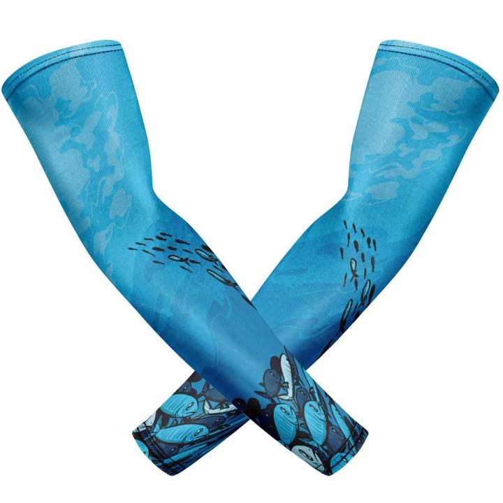 ZRCE Handsock Men Arm Sleeve Motor Basikal Rider Arm Sock Hand Sleeve Lelaki Tattoo Cycling Anti UV Protection Basketball Fishing Outdoor Sports Ice Silk Keep Cool Football Boy 2 PCS Ready Stock