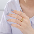 Cazador Classic Clear Zircon Jewelry Rings Women Men Stainless Steel Couple Finger Rings Luxury Wedding Engagement Jewelry Gift. 