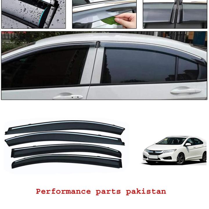 Honda city 2009 to 2021 rain visor air press