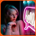 Customized Neon Sign , Cheap neon signs for your room , For Wall and any other flat surface with [Thick Acrylic Support] and also comes with Adaptor - Shockproof Neon Light for Room Decoration Wall Art / Decor with High Durable Packaging.. 
