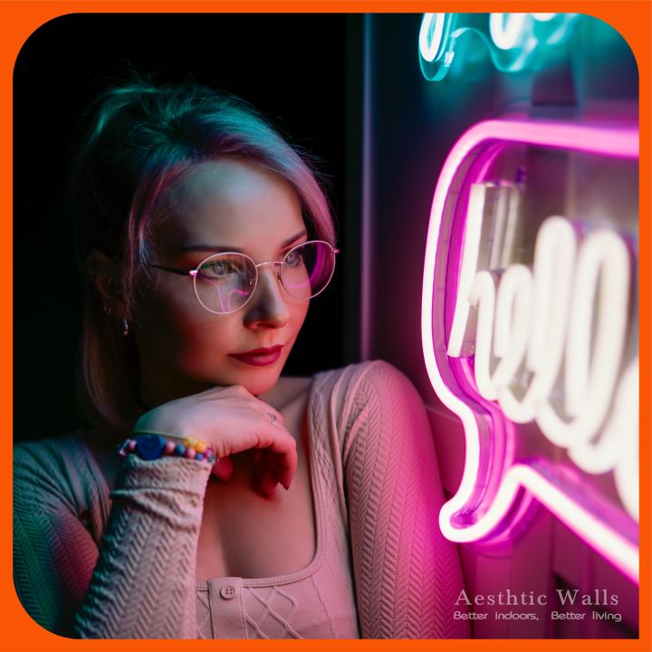 Customized Neon Sign , Cheap neon signs for your room , For Wall and any other flat surface with [Thick Acrylic Support] and also comes with Adaptor - Shockproof Neon Light for Room Decoration Wall Art / Decor with High Durable Packaging.