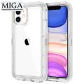 【 Miga Plaza 】 iPhone 11 Pro Max Case,iPhone 11 Case,iPhone 11 Pro Case,Clear Transparent Heavy Duty Protection Hybrid Dual Layer Hard PC TPU Back Shockproof Case for iPhone 11/11 Pro/11 Pro Max. 