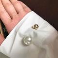 South Korea's  pearl antilight brooch  word pin sweater cardigan safety pin buckle pin fixed accessories female two. 