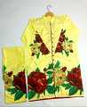 "Hooriya's Premium Rose Print Linen Cotton Dress – Trendy 2-Piece Kurti & Flapper Set for Girls & Women | High-Quality Stitched Fancy Collection By Hooriya's". 