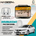 HONDA CIVIC REBIRTH CAR COVER TOP COVER PVC WITH COTTON FABRIC PLASTIC COVER WATER PROOF SCRATCH PROOF LARGE SIZE SMALL SIZE PREMIUM TOP COVER HIGH QUALITY GENIUNE CAR COVER LUXURY CAR COVER SUPER POLYESTER FABRIC PVC RUBBER  COATED FABRIC MICRO FIBER. 