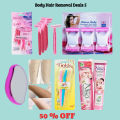 Body Hair Removal Makeup Deals Pack Of 5 Products. 