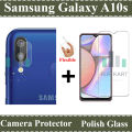 Samsung Galaxy A10s Glass Protector Tempered Glass Screen Protection Polish Glass + Back Camera 9H Gorilla Flexible Protector For Samsung Galaxy A10s. 