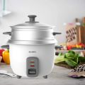 DECAKILA 15-Cup Rice Cooker with Steamer KEER010W 2.8L 1000 Watts - White. 
