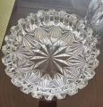 Ashtray , Large Glass Ashtray for Smokers, Clear Crystal Ash trays Outdoor Glass Round Ashtrays. 