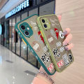 chenyyka For iPhone 7 Plus Case Fashion Tide Brand Cool Men Pattern Thin Side Square Edge New Design Shockproof Frosted Transparent Hard Phone Cases Silicone Casing Full Cover Camera Protection Softcase Boy. 