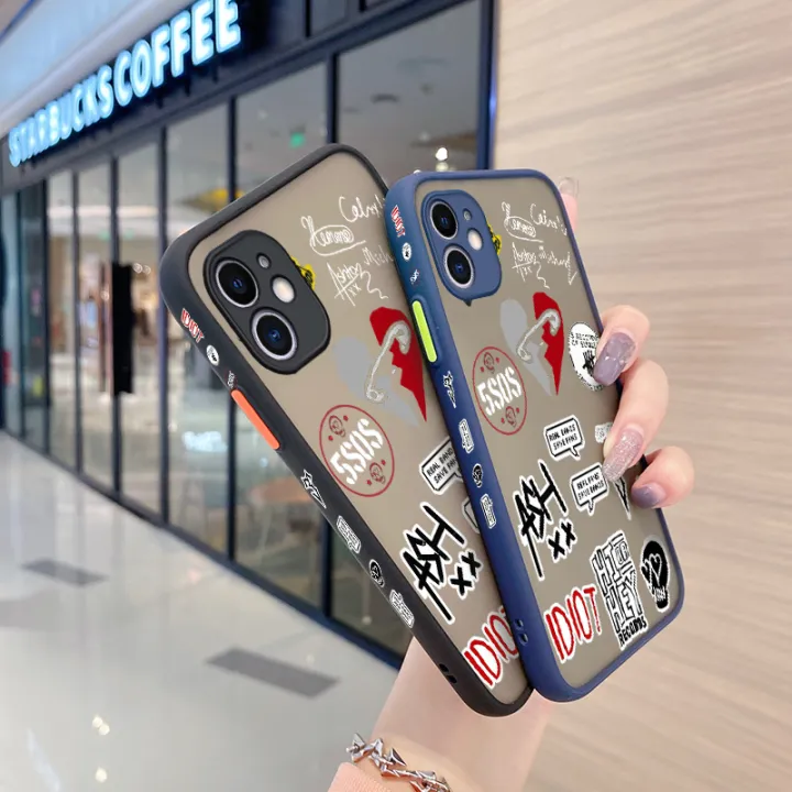 chenyyka%20For%20iPhone%207%20Plus%20Case%20Fashion%20Tide%20Brand%20Cool%20Men%20Pattern%20Thin%20Side%20Square%20Edge%20New%20Design%20Shockproof%20Frosted%20Transparent%20Hard%20Phone%20Cases%20Silicone%20Casing%20Full%20Cover%20Camera%20Protection%20Softcase%20Boy%20-%20Image%204