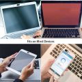 6 Pack Ultra Thin WebCam Cover Shutter Magnet Slider Camera Cover for Macbook Pro Laptops Phone Lens Web Cam Privacy Sticker-3 pc black. 