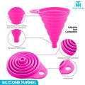 Silicone Foldable Kitchen Funnel, Mini Silicone Funnel, Kitchen Funnel, Collapsible Mini Funnel, Liquid Transfer Oil Hopper Funnel, Mini Kitchen Folding Funnel Specialty Kitchen Utensils By TINTED HEAVEN. 