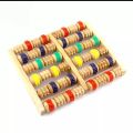 Traditional Wooden Roller Foot Massager, Accupressure Roller Wood Foot Massager Stress Reliever 12 Roolers. 