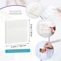Transparent Sticky Notes (3x3 inch) Translucent Clear Sticky Notes Waterproof Self-Adhesive Translucent Pads for Books Annotation, Sticky Notes for  Removable Perfect for College Essentials Books and Office Stationery Art and Craft  Pack of 1. 