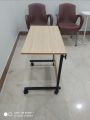 Adjustable Portable Bedside Laptop Table Sofa Side Computer Table With Wheels. 