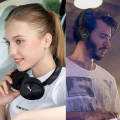 NIA Q6 Best  Quality Bluetooth Wireless Headphones On The Ear Headphones Quality Sound Extra Comfortable With Mic FM Radio SD Card Slot. 