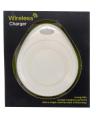 Qi-02 Universal Wireless Charger For Android Mobile White. 