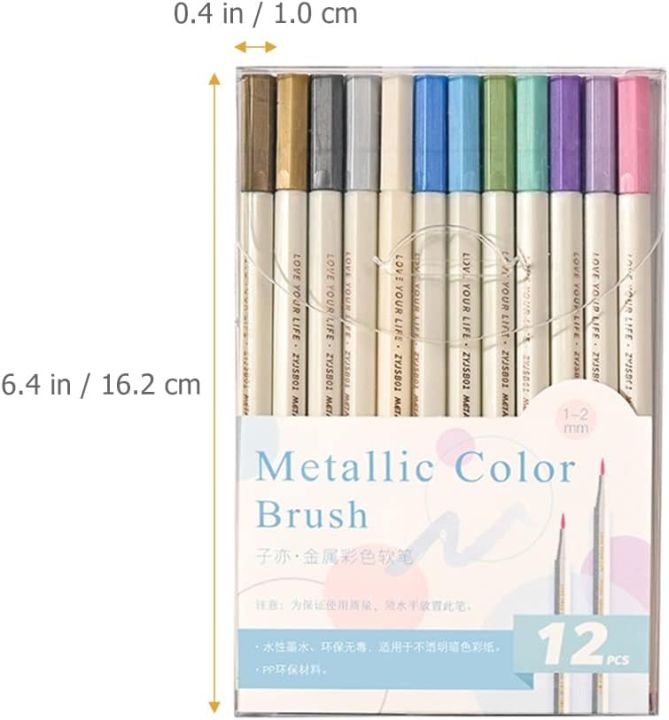 Metallic%20Soft%20Brush%2012%20Color%20Marker%20Pen%20Set%20for%20Drawing%20Lettering%20Calligraphy%20Painting%20Stationery%20School%20DIY%20Art%20Supplies%20-%20Image%208