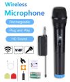 HD Wireless Handy Microphone with Receiver Compatible with DSLR, PC, Mobile for Audio Recording. 