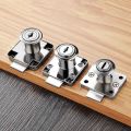 New Cold Rolled Steel Desk Drawer Lock Zinc Alloy Hardware Cabinet Latch Locks With Keys Replacement Furniture Door Lock Cabinet. 