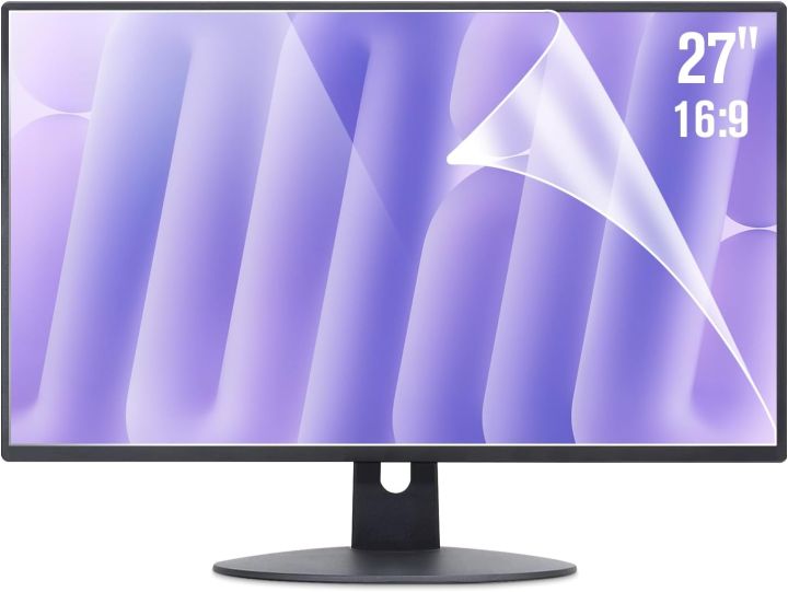 27 inch Anti Glare Computer Screen Protector Compatible with All 27" Widescreen Desktop Monitor, Reduce Eye Strain & Anti Scratch Screen Protector