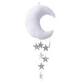 Wall Backdrop Children Room Hanging Moon Stars Stuffed Decor for Baby Bedroom. 
