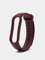 High Quality MI Band 3 and MI Band 4 Strap - Burgundy, Maroon, Deep Red (Updated Stock With Metal Button And Better Quality) By IAR Collections. 