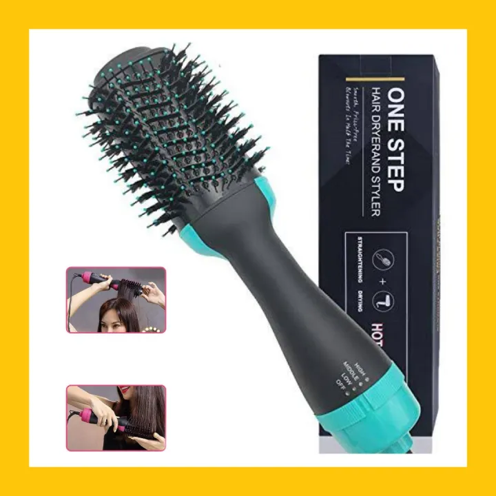 Oasis%20Blue%20Hair%20&%20Blow%20Dryer%20Brush%20in%20One,%20Professional%20Hot%20Air%20Brush%203%20in%201%20One%20Step%20Hair%20Dryer%20and%20Styler%20Volumizer%20with%20Negative%20Ion%20for%20Drying,%20Tools%20Blow%20Dryer,%20Straightening,%20Curling,%20Salon%20for%20All%20Hair%20Types%20-%20Image%203