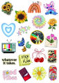 Random Mix Colorful Sticker Pack (20/40/60/80/100 Pcs) 2 Inch Premium Quality Stickers for Laptop, Bottle, Phone, Scrapbook, Wall, Diary – Perfect for Colorful Fans, Lovers & Collectors. 